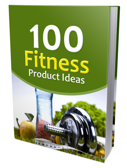 Product picture eBook about 100 Fitness Product Ideas 